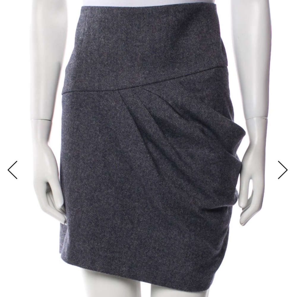 Brunello Cucinelli Charcoal Skirt